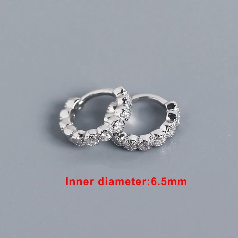 Arracadas Mini con Zirconias de Color