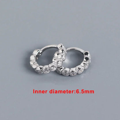 Arracadas Mini con Zirconias de Color