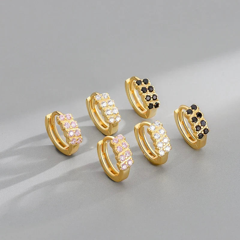 Arracadas con Zirconias de Colores