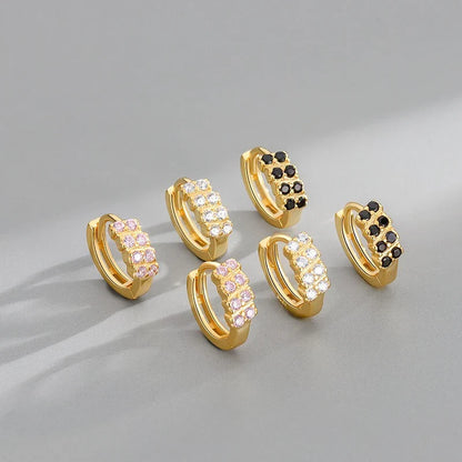 Arracadas con Zirconias de Colores