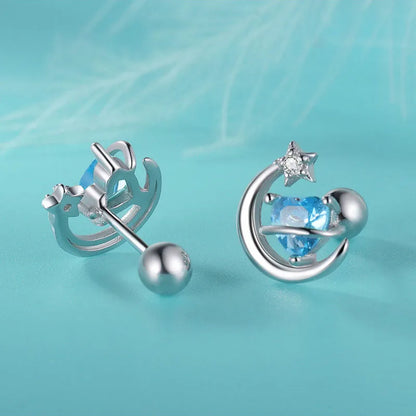 Aretes Luna Romántica