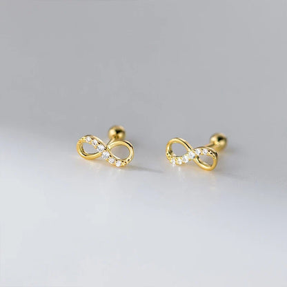 Aretes Infinito con Zirconias