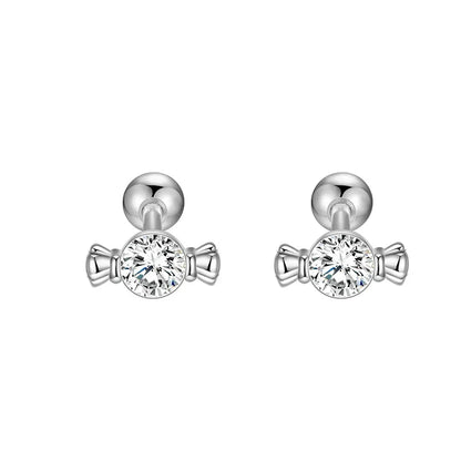 Aretes Caramelo con Zirconias