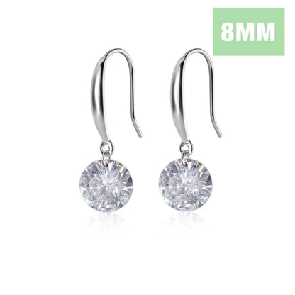 Aretes Colgantes con Zirconia