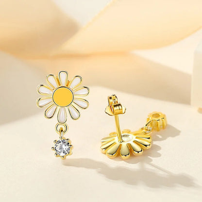 Aretes Margarita con Zirconias
