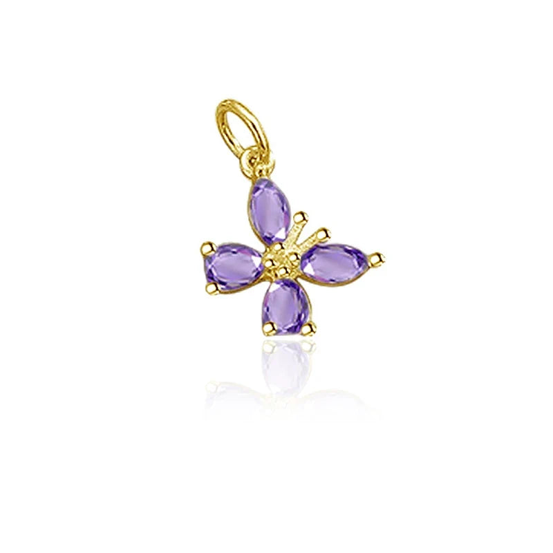 Dije Mariposa con Zirconias
