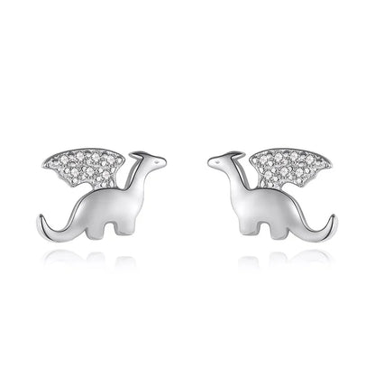 Aretes Mini Conejito con Zirconias