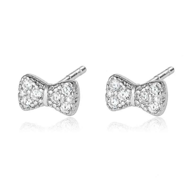 Aretes Moño o Círculo con Zirconias