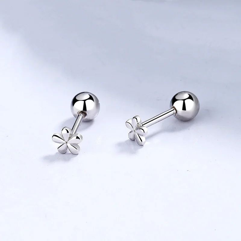 Aretes Flor con Esferas
