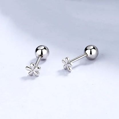 Aretes Flor con Esferas