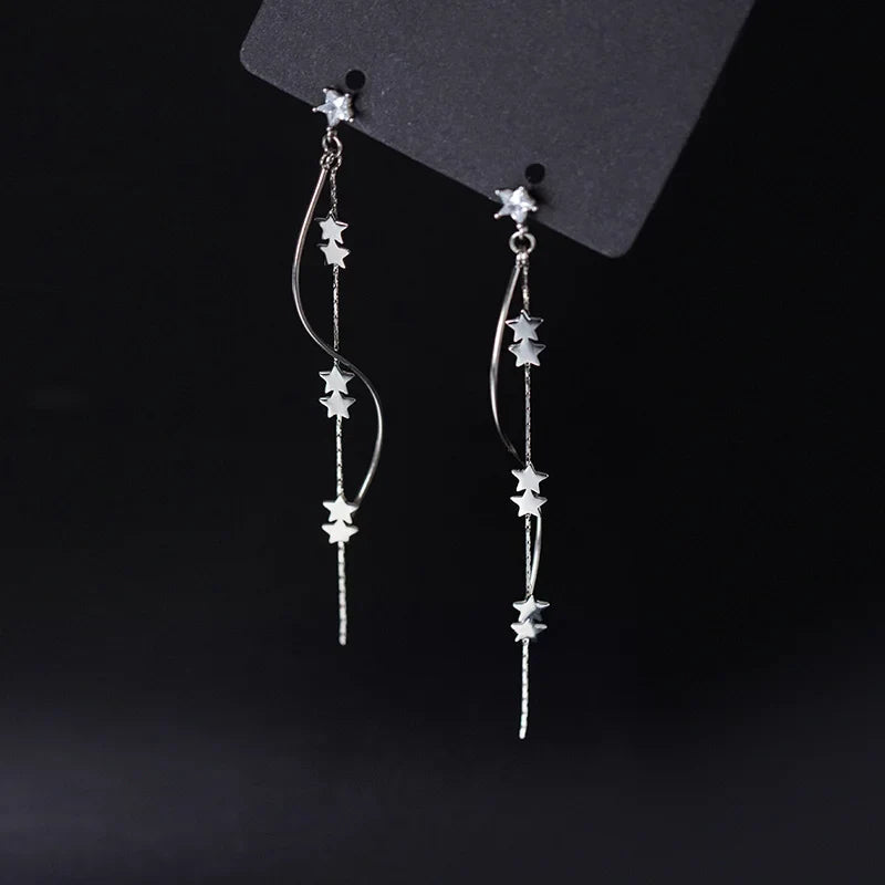 Aretes Largos Ondas y Estrellas