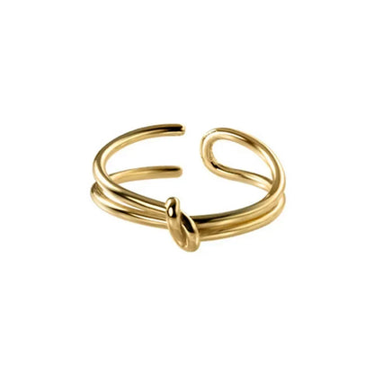 Anillo Doble Nudo Ajustable