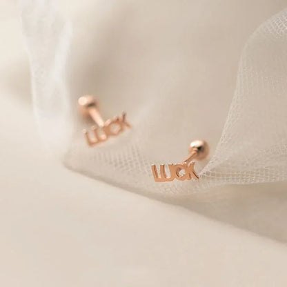 Aretes Cuadrados de la Suerte