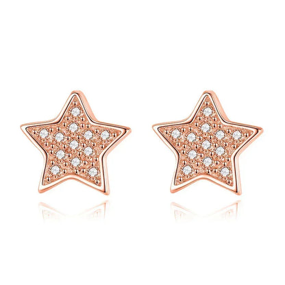 Aretes Estrella con Zirconias Deslumbrantes