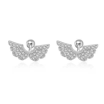 Aretes Osito con Corazón de Zirconia