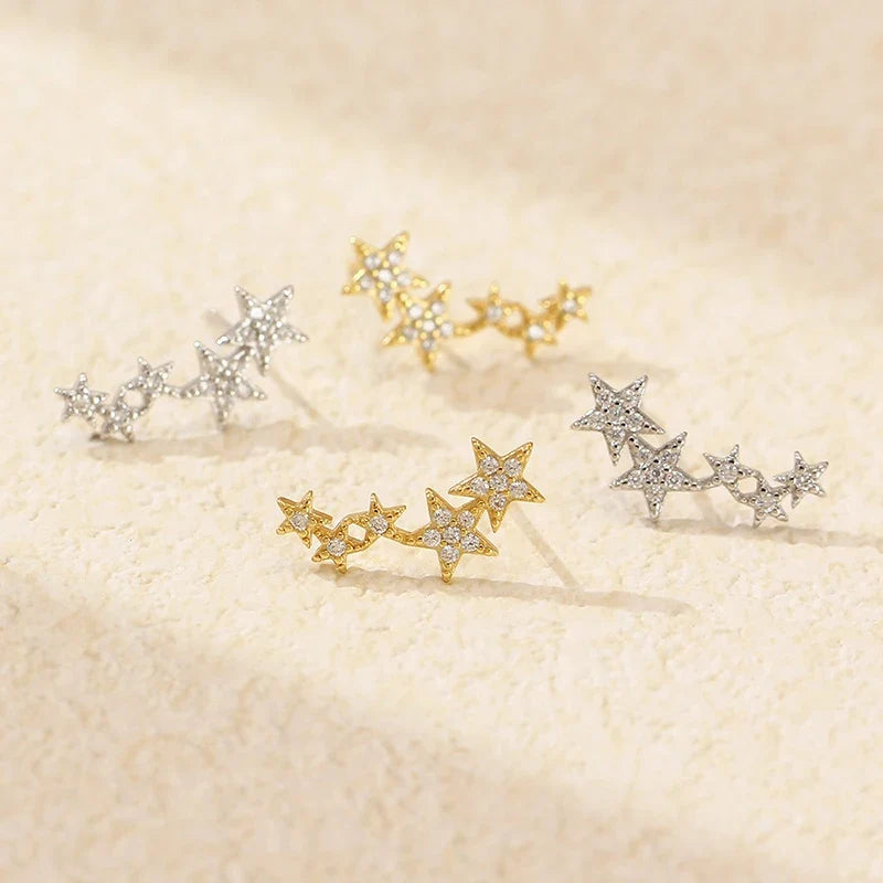 Aretes Estrella con Zirconias