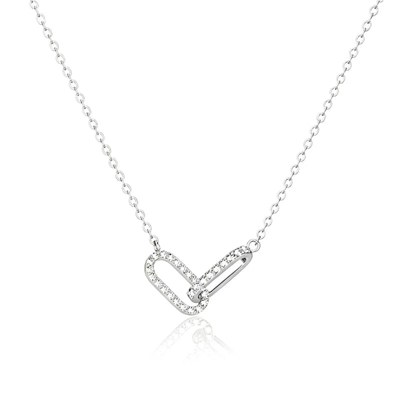 Collar Doble Aro con Zirconias