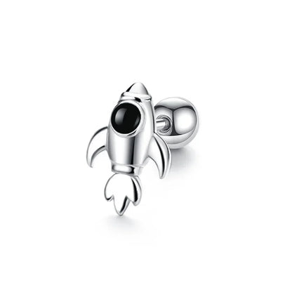 Aretes Astronauta y Cohete