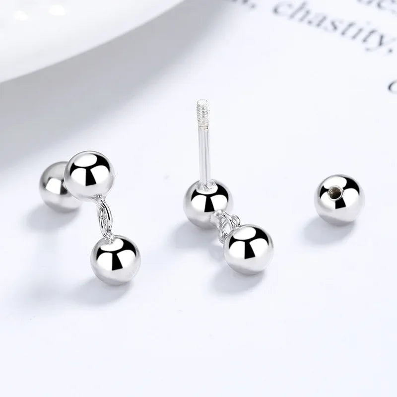 Aretes Corazón, Esfera o Cuadrado