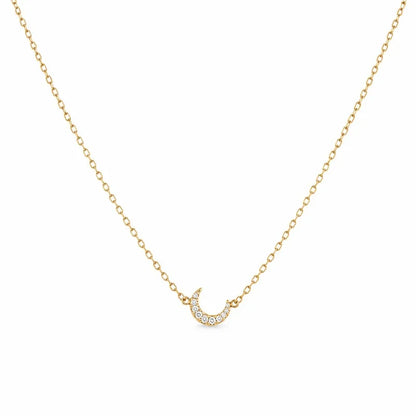 Collar Luna con Zirconias