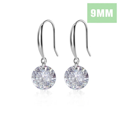 Aretes Colgantes con Zirconia
