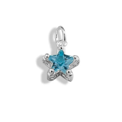 Dije Estrella Azul Brillante