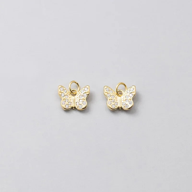 Dije Mariposa con Zirconia para Collar