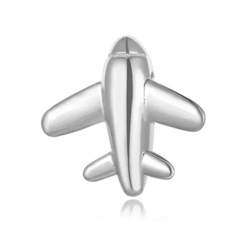 Dije Avión Blanco, Plateado o Dorado