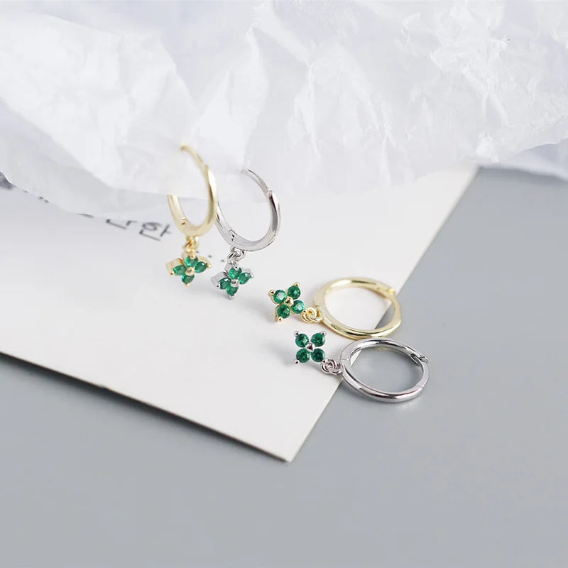Arracadas con Zirconia en Seis Colores