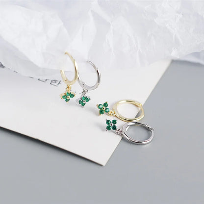Arracadas con Zirconia en Seis Colores