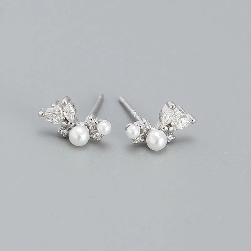 Aretes Perla Minimalistas