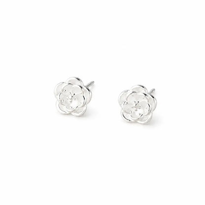 Aretes Flor de Camelia