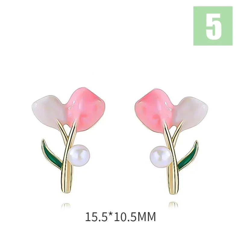 Aretes Flor Elegante