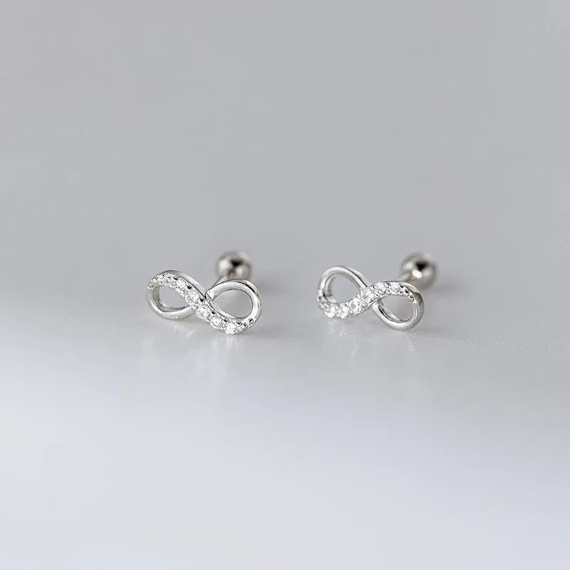 Aretes Infinito con Zirconias