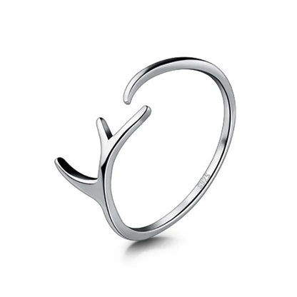 Anillo Astas de Reno Ajustable