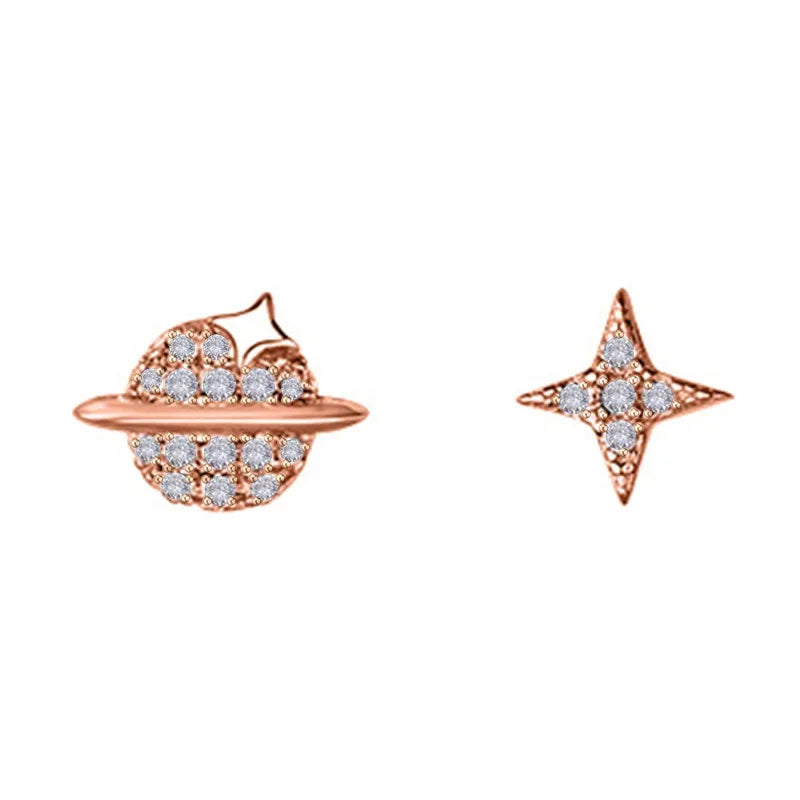 Aretes Asimétricos Planeta y Estrella