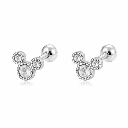 Aretes Ratoncito con Zirconias