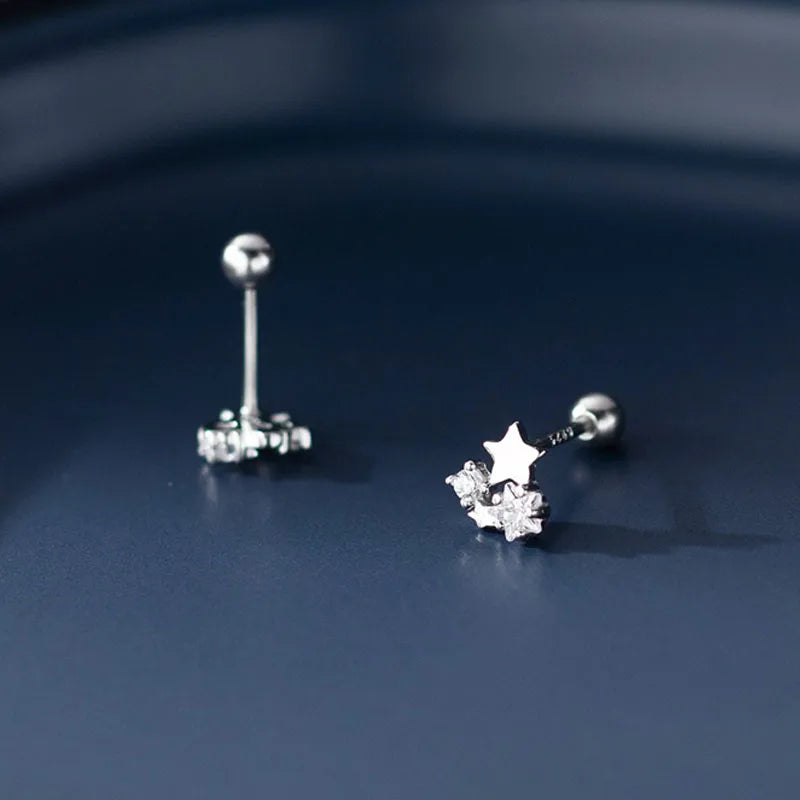 Aretes Estrella de Zirconia