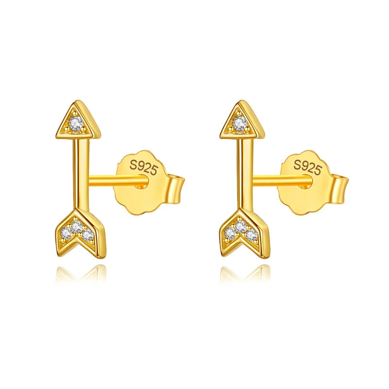 Aretes Flecha Brillante