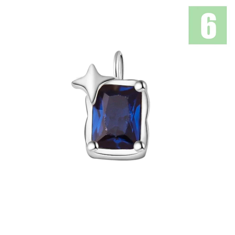 Dije Zirconia de Color en Ocho Tonos
