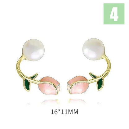 Aretes Flor Elegante