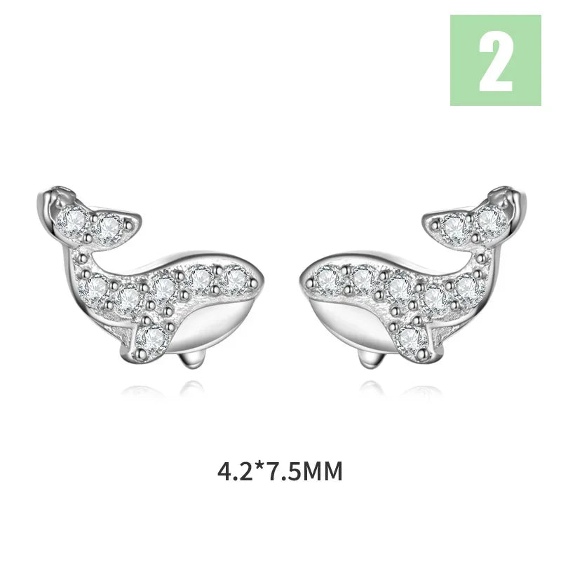 Aretes Pez y Ballena