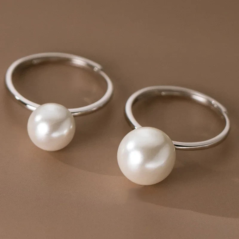 Anillo Abierto con Perla