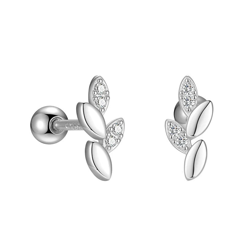 Aretes Hoja Minimalista