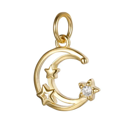Dije Luna Calada con Zirconias