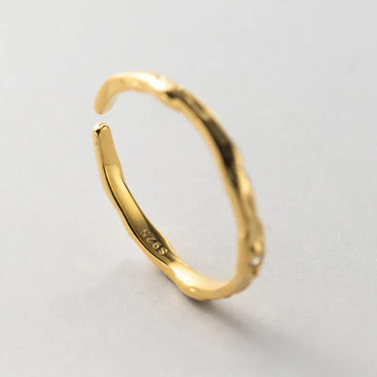 Anillo Zirconia Azul o Blanca Abierto