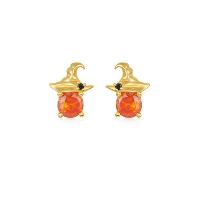 Aretes Araña y Murciélago de Halloween