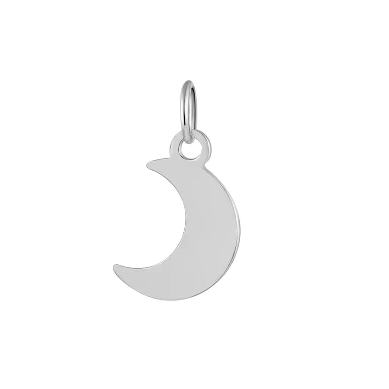 Dije Luna en Dos Tamaños