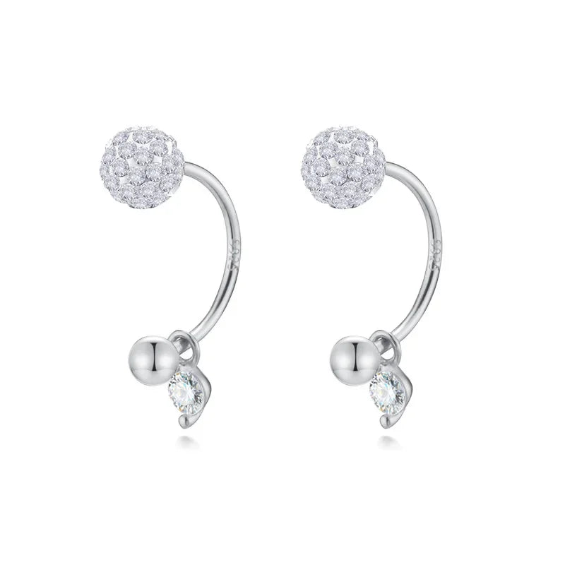 Aretes Esfera con Zirconias