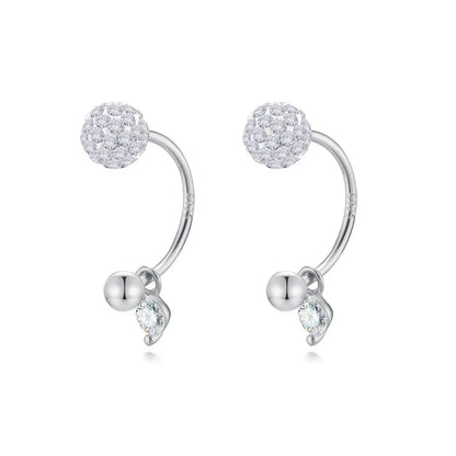 Aretes Esfera con Zirconias